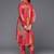Women Printed Shirt Collar Straight Kurta With Trousers