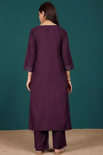 Women Regular Kurta with Trousers & With Dupatta