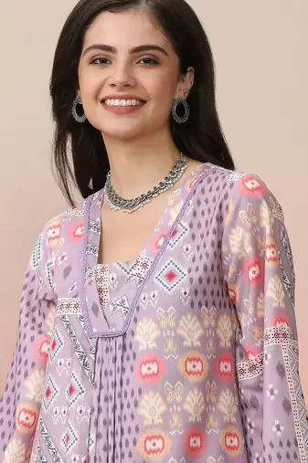 Ethnic Motifs Printed Kurta With Trouser