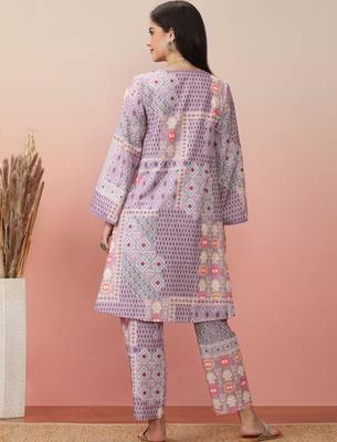 Ethnic Motifs Printed Kurta With Trouser 4