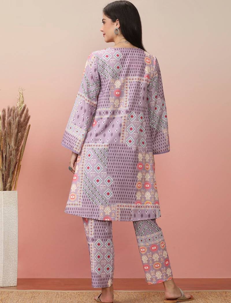 Ethnic Motifs Printed Kurta With Trouser