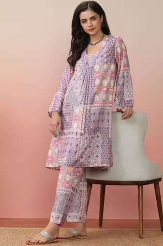 Ethnic Motifs Printed Kurta With Trouser