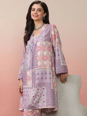 Ethnic Motifs Printed Kurta With Trouser 6