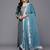 Women Ethnic Motifs Embroidered Regular Mirror Work Kurta with Trousers & With Dupatta