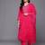 Floral Embroidered Thread Work Pure Cotton Kurta With Trousers & Dupatta