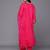Floral Embroidered Thread Work Pure Cotton Kurta With Trousers & Dupatta