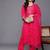 Floral Embroidered Thread Work Pure Cotton Kurta With Trousers & Dupatta