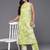 Floral Printed Halter Neck Sleeveless Regular Kurta With Trousers