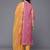 Chevron Print Zari Embroidered Kurta with Trousers & With Dupatta