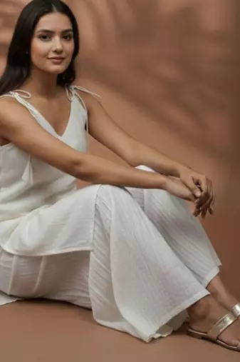 Women Regular Kurta with Sharara