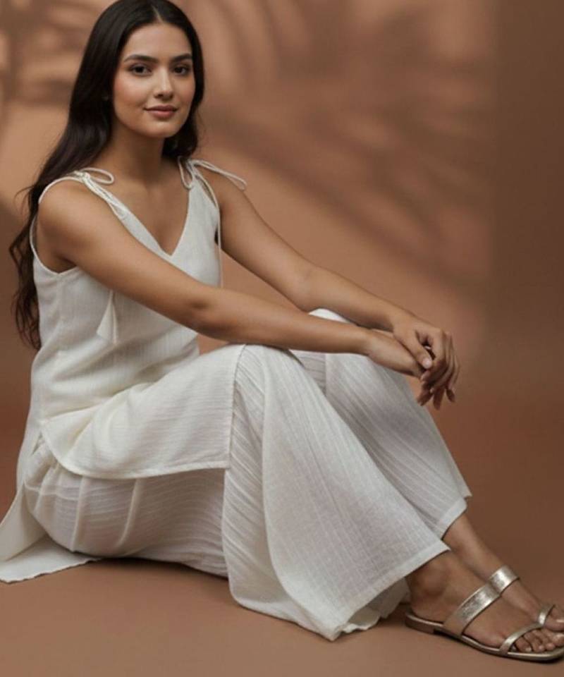 Women Regular Kurta with Sharara