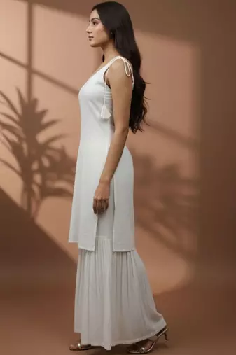 Women Regular Kurta with Sharara