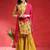 Women Floral Printed Gotta Patti Pure Cotton Kurta with Sharara & Dupatta