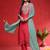 Floral Embroidered Straight Sequinned Kurta With Trousers & With Dupatta