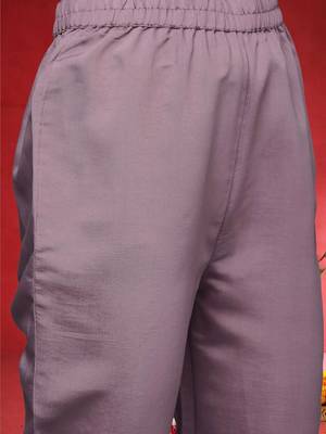 Women Ethnic Motifs Embroidered Regular Gotta Patti Kurta with Trousers & Dupatta 3
