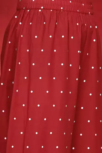 Floral Embroidered Round Neck Zari Straight Kurta With Trousers And Dupatta