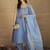 Women Yoke Design Regular Kurta with Trousers & Dupatta