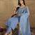 Women Yoke Design Regular Kurta with Trousers & Dupatta