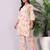 Off White Floral Printed Panelled Pure Cotton Straight Kurta With Trouser
