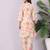 Off White Floral Printed Panelled Pure Cotton Straight Kurta With Trouser