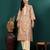 Floral Printed Notch Neck Pure Cotton Straight Kurta With Trousers