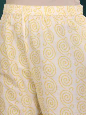 Floral Printed Notch Neck Pure Cotton Straight Kurta With Trousers 4