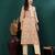 Floral Printed Notch Neck Pure Cotton Straight Kurta With Trousers