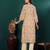 Floral Printed Notch Neck Pure Cotton Straight Kurta With Trousers