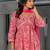 Women Floral Printed Pleated Pure Cotton Kurta with Trousers & With Dupatta