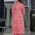 Women Floral Printed Pleated Pure Cotton Kurta with Trousers & With Dupatta
