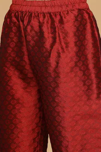 Women Ethnic Motifs Embroidered Regular Gotta Patti Kurta with Trousers & With Dupatta