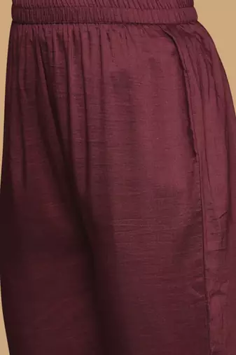 Women Ethnic Motifs Embroidered Regular Kurta with Trousers & With Dupatta