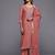 Ethnic Motifs Embroidered Regular Kurta with Trousers & With Dupatta