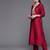 Floral Yoke Design Thread Work Straight Kurta & Trousers With Dupatta