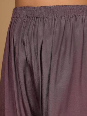 Ethnic Motifs Woven Design Pure Silk Kurta with Trousers & Dupatta 3