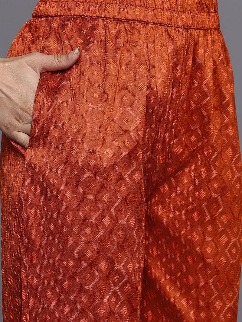 Ethnic Gotta Patti Detailed Kurta With Trouser & Dupatta
