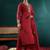 Women Yoke Design Regular Gotta Patti Silk Crepe Kurta with Trousers & With Dupatta