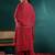 Women Yoke Design Regular Gotta Patti Silk Crepe Kurta with Trousers & With Dupatta