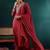 Women Yoke Design Regular Gotta Patti Silk Crepe Kurta with Trousers & With Dupatta