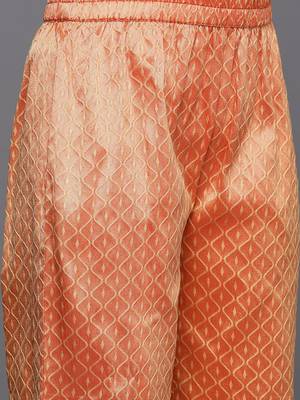 Jacquard Zari Kurta with Trousers & With Dupatta 3