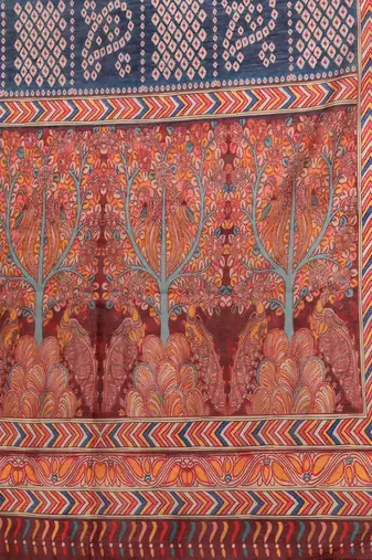 Jacquard Zari Kurta with Trousers & With Dupatta