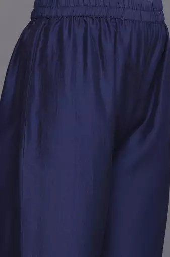 Ethnic Motifs Embroidered Regular Kurta with Trousers & With Dupatta