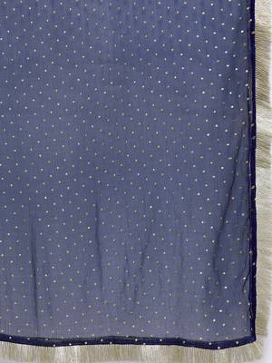 Ethnic Motifs Embroidered Regular Kurta with Trousers & With Dupatta 4