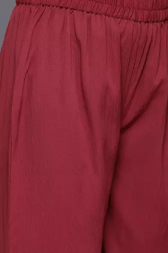 Women Regular Gotta Patti Silk Crepe Kurta with Trousers & With Dupatta
