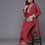 Women Regular Gotta Patti Silk Crepe Kurta with Trousers & With Dupatta