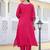 Floral Embroidered Pure Silk A-Line Kurta with Trouser & Dupatta