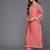 Floral Embroidered Sequinned Kurta with Trousers & Dupatta