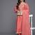 Floral Embroidered Sequinned Kurta with Trousers & Dupatta