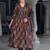 Floral Printed & Sequinned Pure Cotton Anarkali Kurta With Trouser & Dupatta