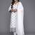 Floral Embroidered Thread Work Pure Cotton Kurta with Trousers & Dupatta